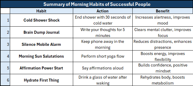 image Morning Routine of a Successful Person That Changes Lives.